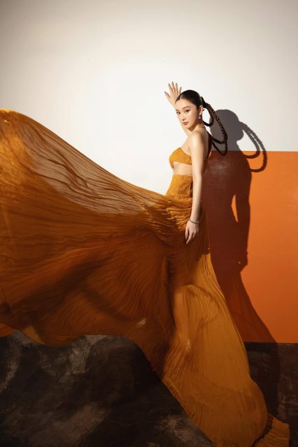 Vũ Phương Anh - Hai vây xinh xinh Cá vàng bơi trong bể nước