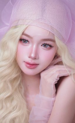 Minh Anh Bui - Makeup look búp bê pastel đầu tay của tuiii Model : Phương Phạm